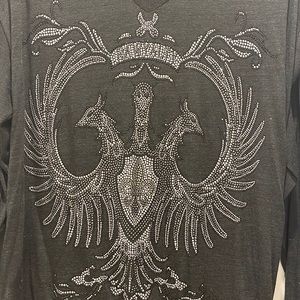 Ramyalty crystal embellished top RARE